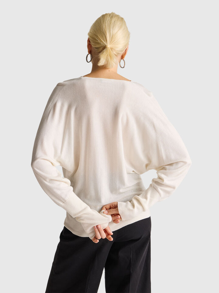 BOAT-NECK SWEAT.L/S Women image number 2